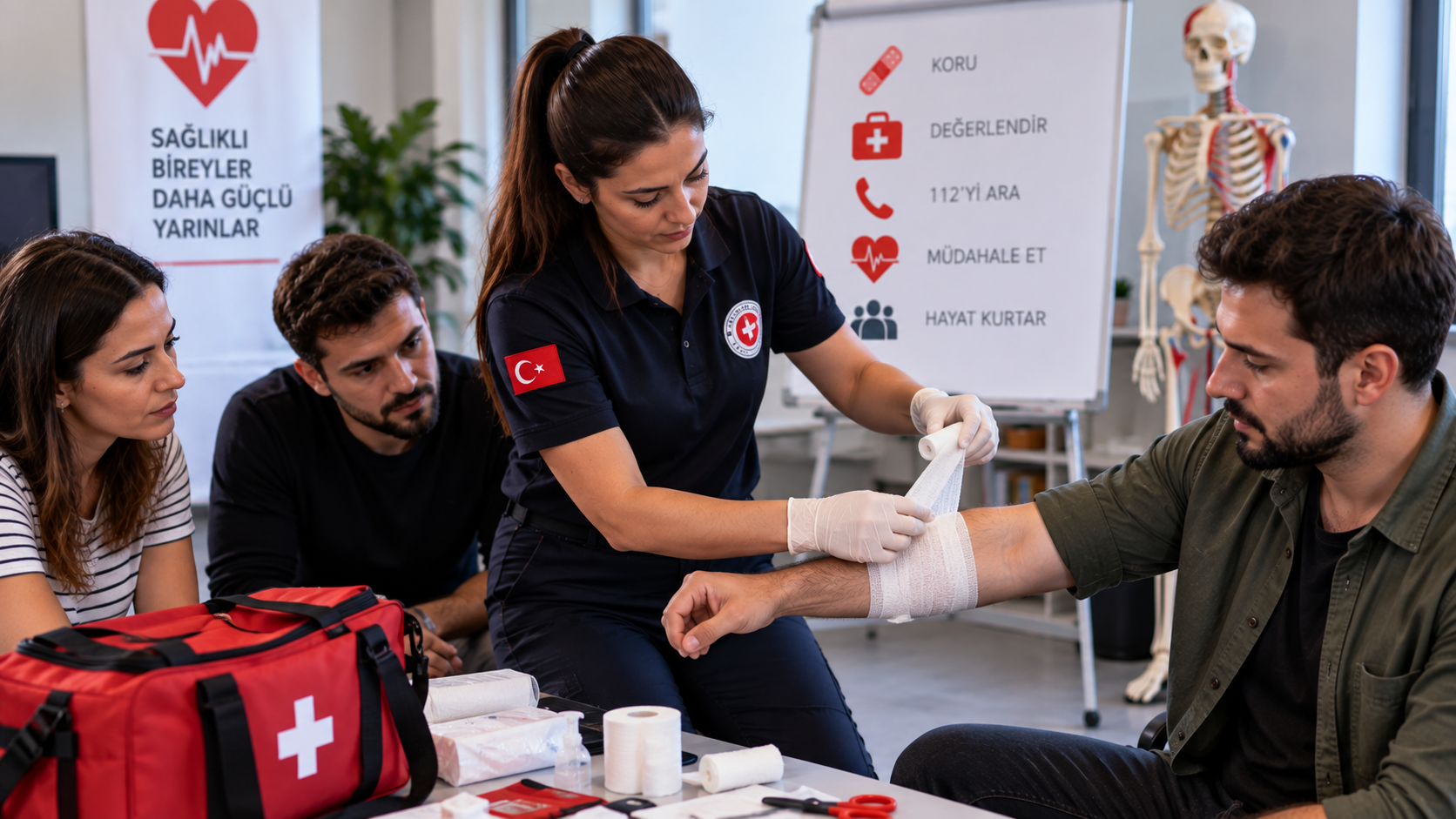 Uşak ilk yardım eğitimi